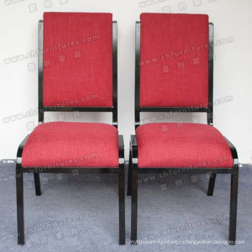 Красная ткань Обедая мебель стула (МК-В65-03)